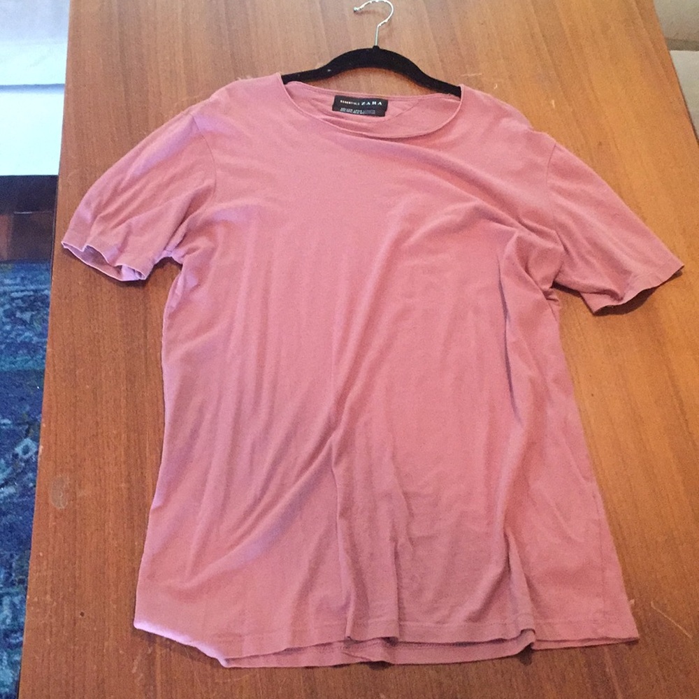 Salmon Fitted Tee